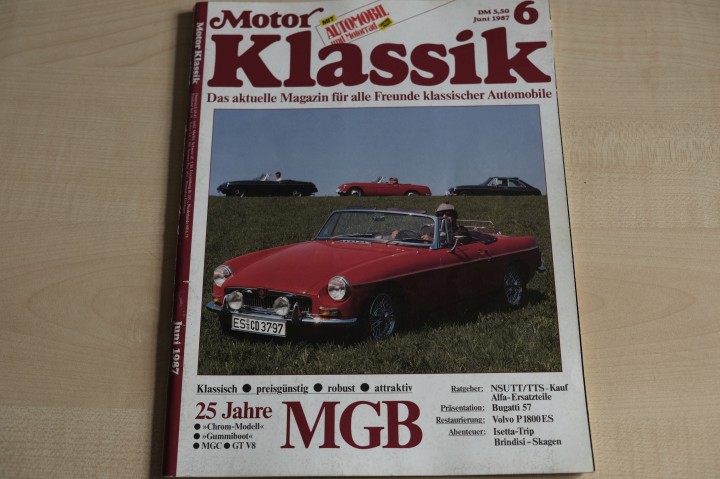 Motor Klassik 06/1987